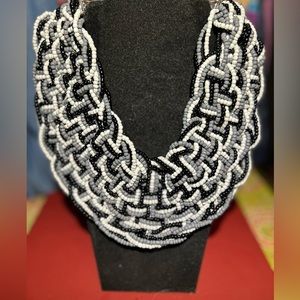 Sassy Jones Necklace Bib and bracelet (NWOT).